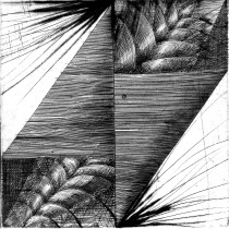 Engram 8, miedzioryt-sucha igła, 12,5x12,5cm,1992